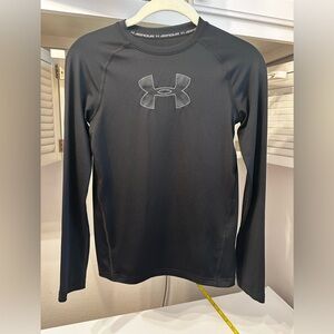 Under Armour Black HeatGear V-Neck Shirt